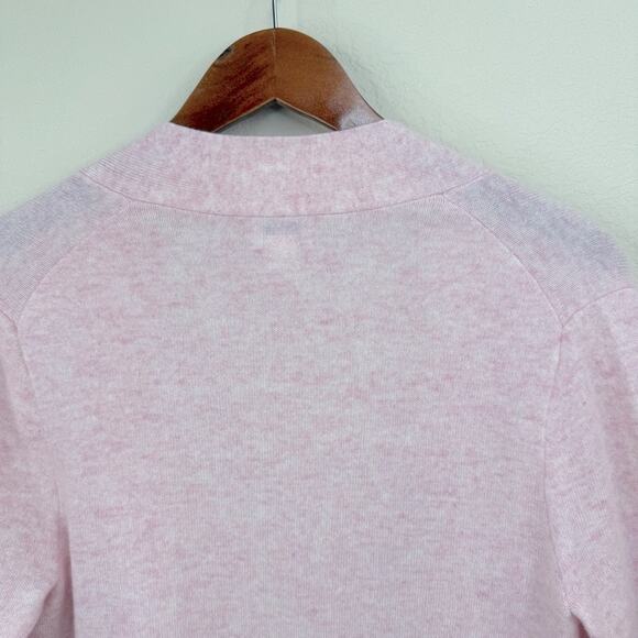 J.CREW Factory 100% Cashmere Soft Pink Open Cardigan Women’s Size S - Picture 8 of 14